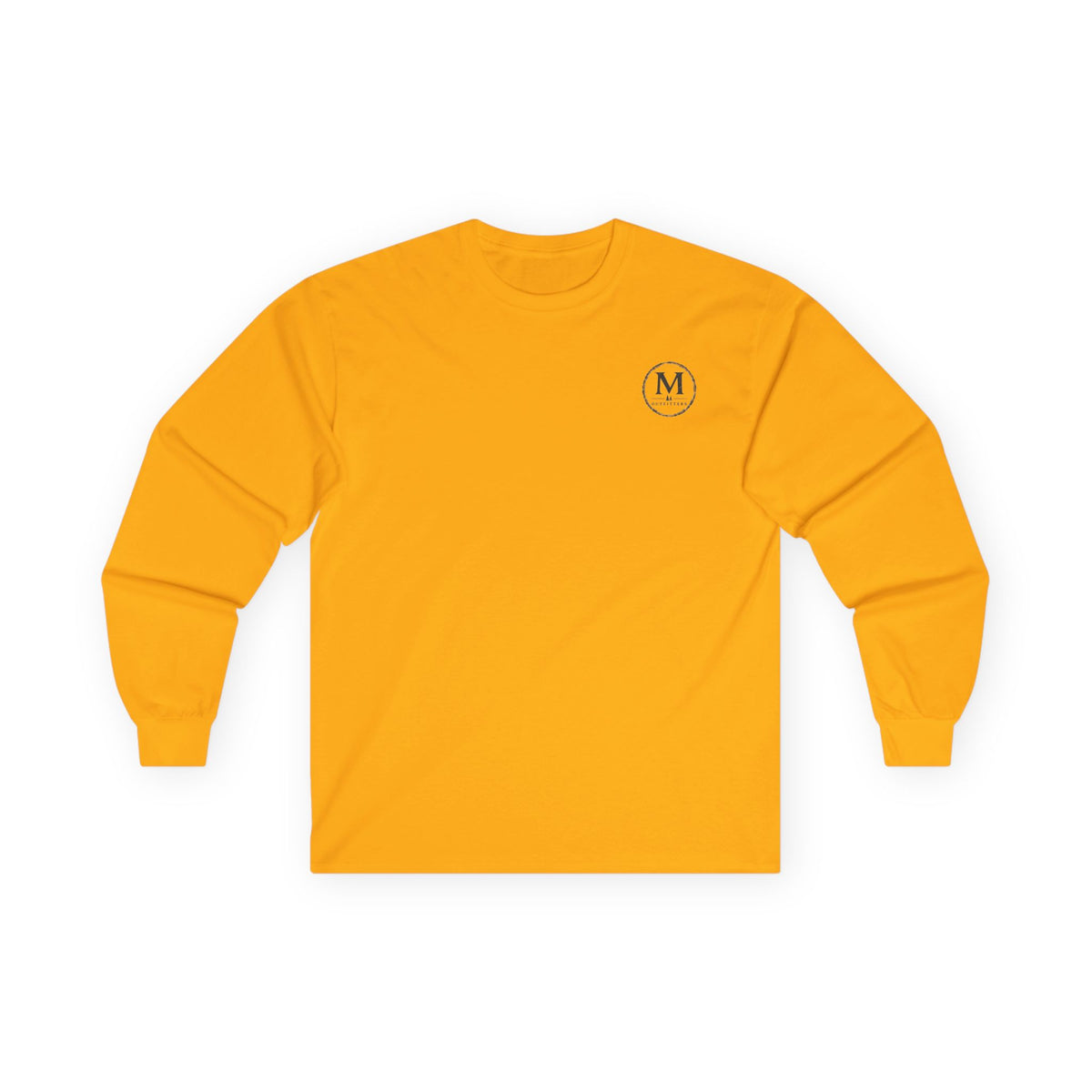 Long Sleeve Tee — Coastal Cabin Landscape Back Print