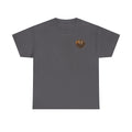 Minimal Monogram 'M' Chest Logo Tee – Classic White Cotton Shirt