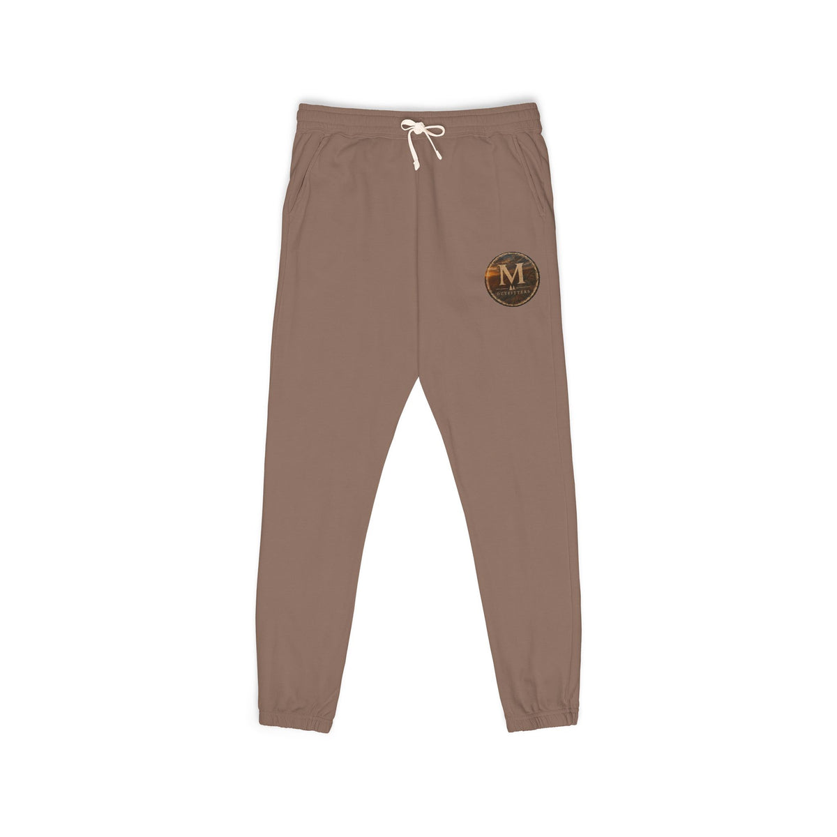 Monogram Laurel Fleece Sweatpants — Personalized 'M' Casual Joggers