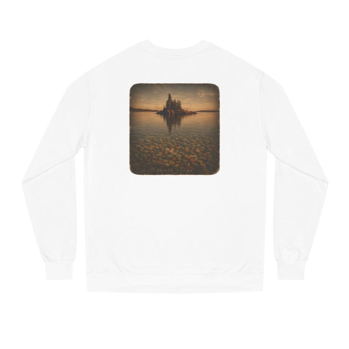 Vintage Lakeside Hoodie — Rustic Cabin Nature Graphic
