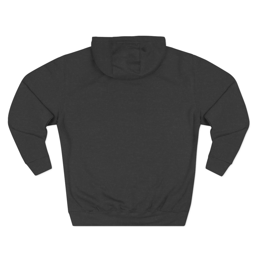 Minimal Monogram Circle Hoodie — Subtle Gold "M" Chest Logo