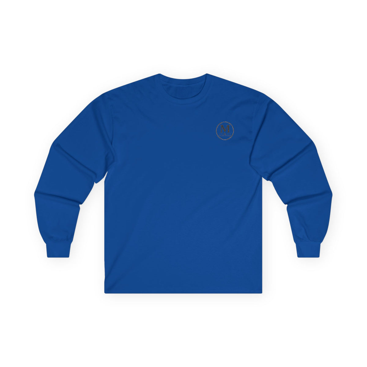 Long Sleeve Tee — Coastal Cabin Landscape Back Print