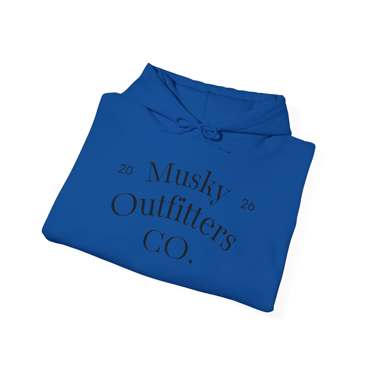 Musky Outfitters Co. Hooded Sweatshirt – Vintage Coastal Cliffs Graphic Hoodie