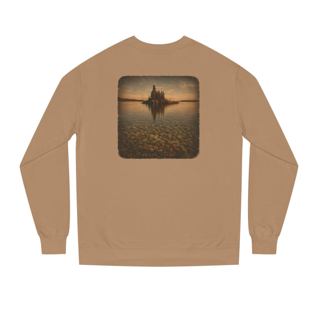 Vintage Lakeside Hoodie — Rustic Cabin Nature Graphic