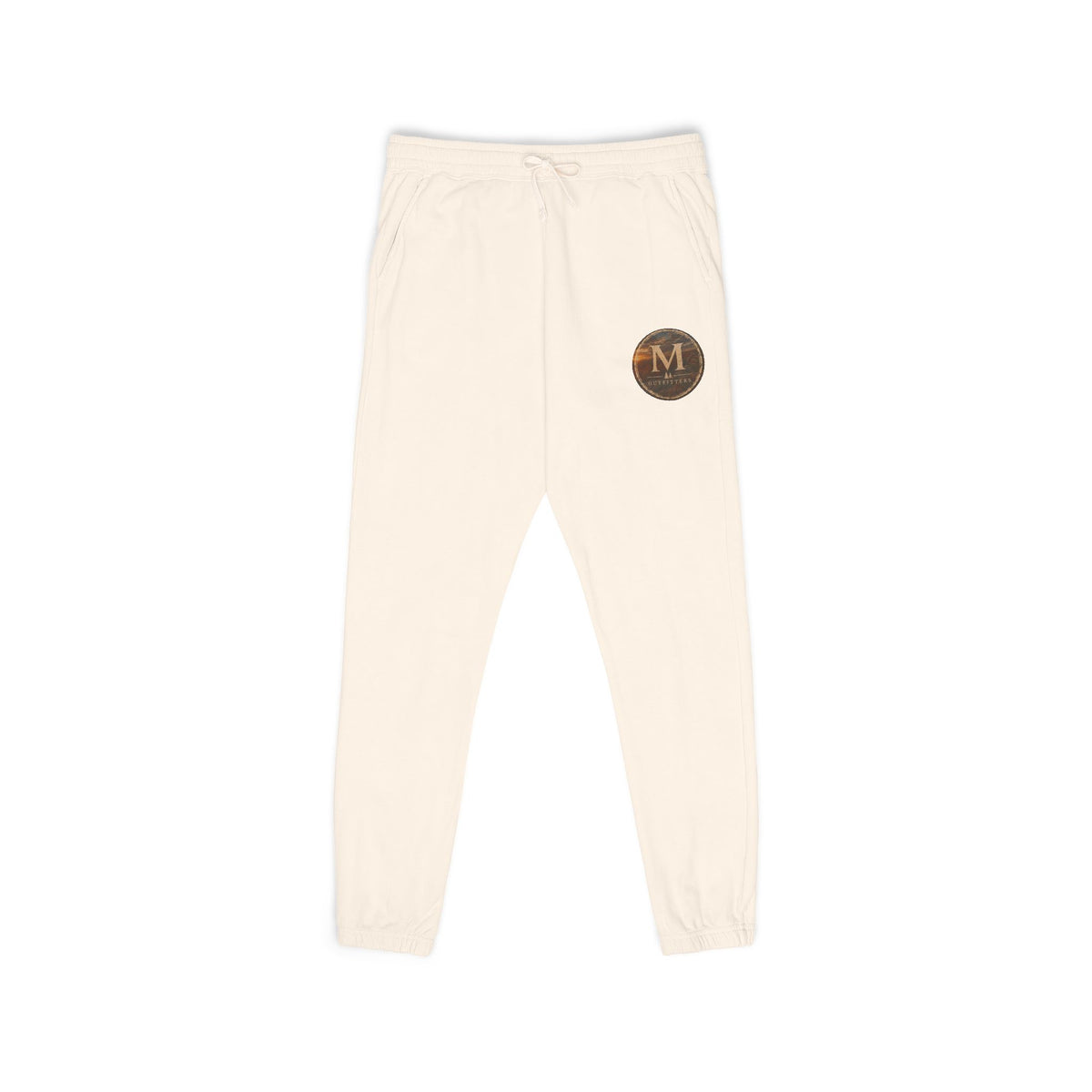 Monogram Laurel Fleece Sweatpants — Personalized 'M' Casual Joggers