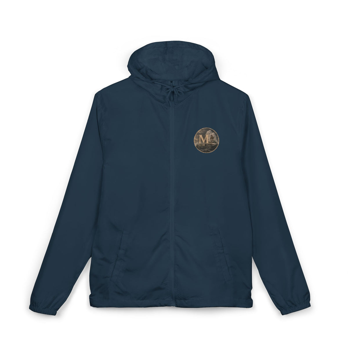 America's Midwest Windbreaker Jacket — Camo Full-Zip Hooded Windbreaker
