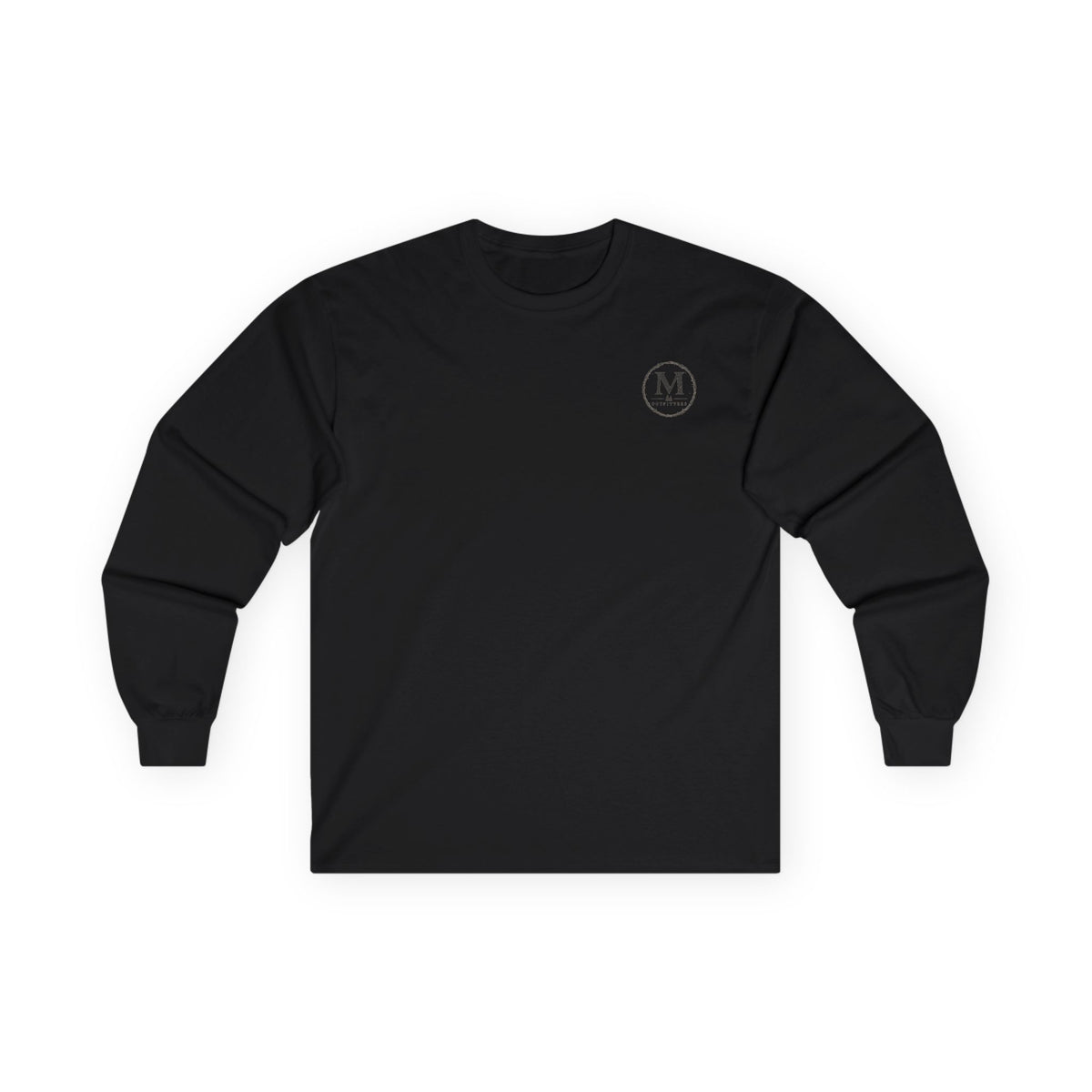 Long Sleeve Tee — Coastal Cabin Landscape Back Print