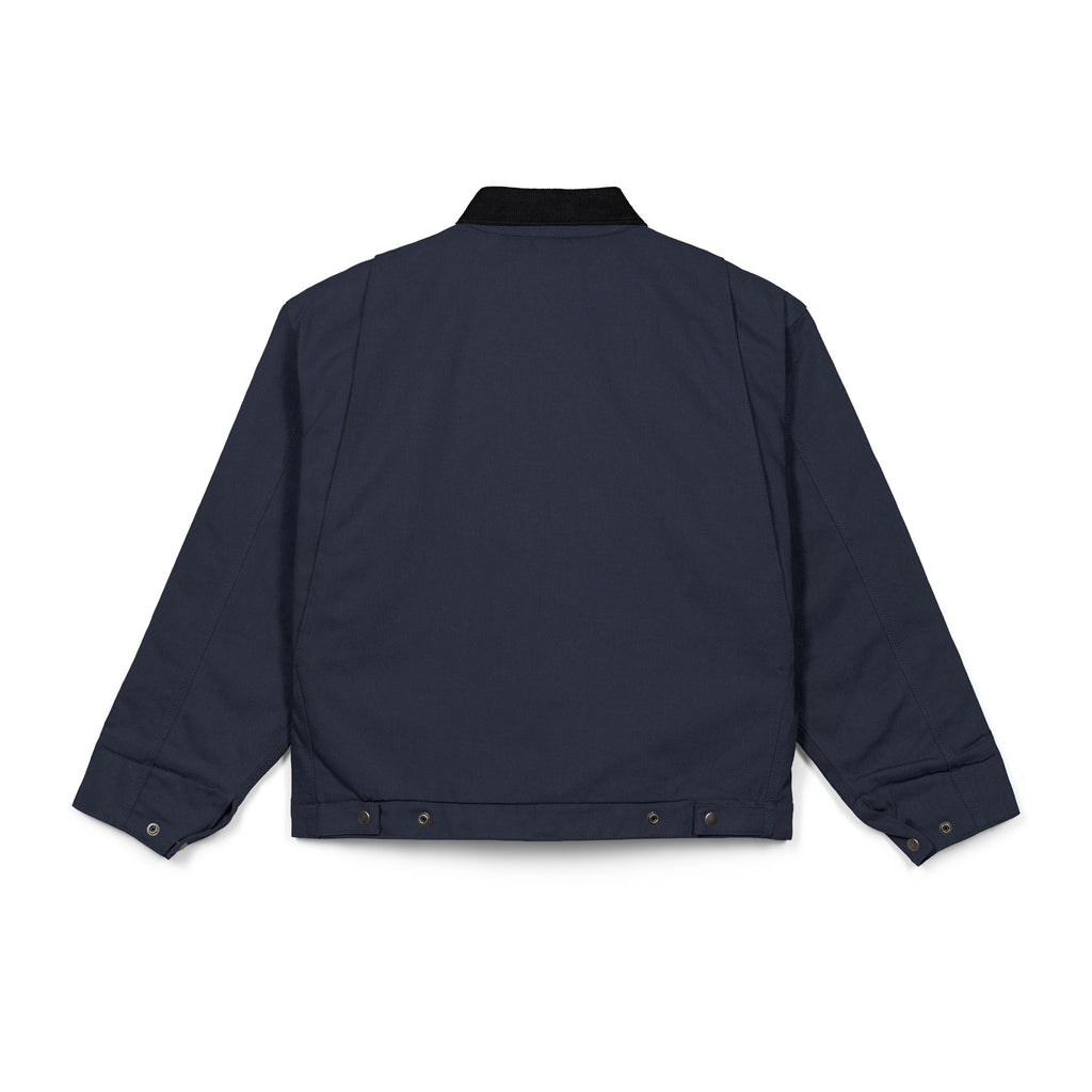 Duck Cloth Work Jacket — Durable Black Carpenter/Utility Jacket