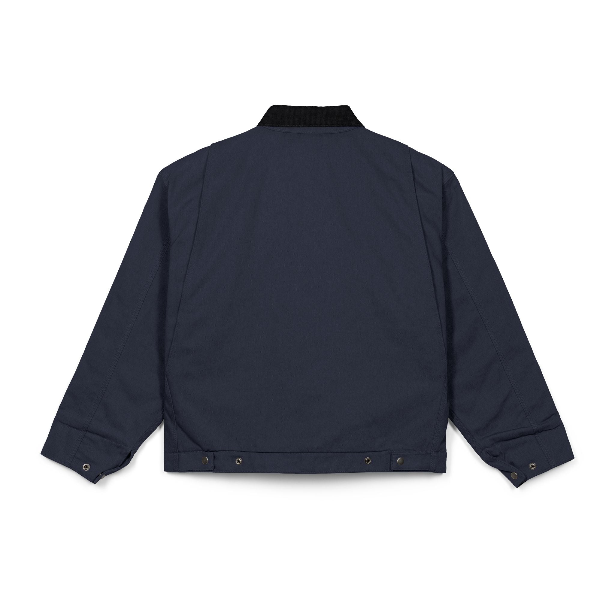 Duck Cloth Work Jacket — Durable Black Carpenter/Utility Jacket